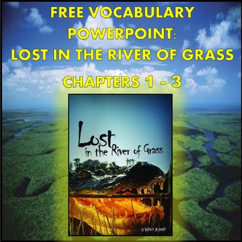 Preview of Vocabulary PowerPoint: Lost in the River of Grass by Ginny Rorby