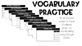 Vocabulary Practice Activities - Google Slides