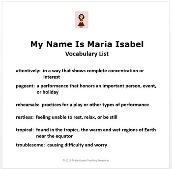 Maria my name is My Name