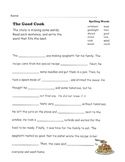 Vocabulary Practice: The Good Cook