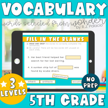 Preview of Vocabulary Practice - Vocabulary 5th Grade