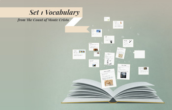 Preview of Vocabulary Prezi for Chapters 1-3 of The Count of Monte Cristo (Bantam Classics)