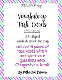 Vocabulary Questions Task Cards - STAAR Test Prep/Review