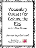 Vocabulary Quizzes with Answer Keys for Capture the Flag