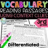 Vocabulary Reading Passages 3rd Grade Using Context Clues