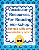 Vocabulary Resources for Reading Workshop