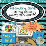 Vocabulary Review Game for Google and One Drive