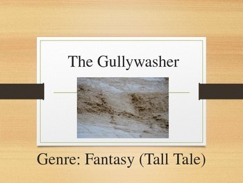 Preview of The Gullywasher Power Point