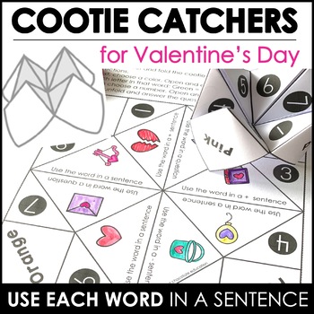 Fortune Tellers Valentine's Cards for Kids ~ 40 Classroom Gift Exchange  Cootie Catcher Valentines | School Preschool Creative and Fun Valentines  for