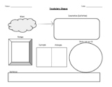 Vocabulary Shapes (vocabulary practice sheet)