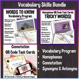 Vocabulary Skills Bundle - Homophones, Connotation, Vocabu