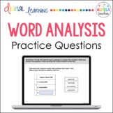 Digital Word Analysis TEI Practice Questions (SOL 4.4)