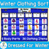 Vocabulary Sort: Winter Clothing and Body Parts