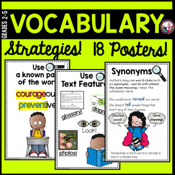 Preview of Vocabulary Strategies Bulletin Board