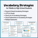 Middle & High School Speech Therapy Vocabulary Strategies 
