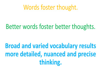 Preview of Vocabulary Strategy- Staff Training