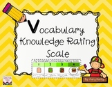 Vocabulary Strategy for Common Core - Knowledge Rating Scale
