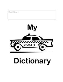 Preview of Vocabulary Student Dictionary