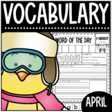 Vocabulary Study for April * Word Of The Day * Spring, Eas