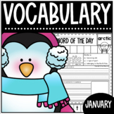 Vocabulary Study for January * Word Of The Day * Winter Th