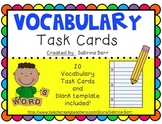 Vocabulary Task Cards