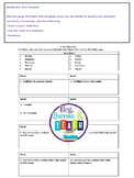 Vocabulary Test Template Worksheets & Teaching Resources | TpT