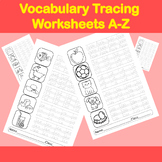 Vocabulary-Tracing-Worksheets