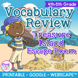 Vocabulary Treasure Island Escape Room Webscape 4th 5th Gr