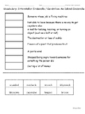 Vocabulary Unit 3 Pearson myView Literacy 2.3 2nd Grade