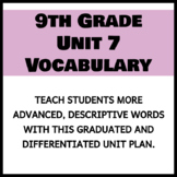 Vocabulary Unit 7 - 9th Grade