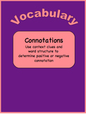 Vocabulary-Use Context Clues and Word Structure to Determi