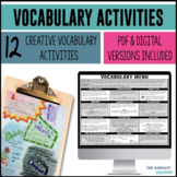 Vocabulary Activities for ANY Subject | DIGITAL