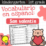 Vocabulary - Vocabulario Valentine's day en Español