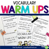 Vocabulary Warm Ups