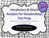 Vocabulary & Word Analysis for Standardized Test Prep