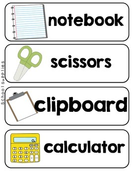 Vocabulary Word Cards (ALL TOPICS) by Kayla in the Classroom | TPT