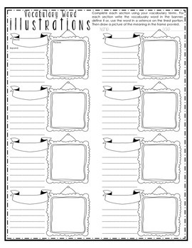 Vocabulary Word Choice Board Any Subject (Tic Tac Toe) | TpT