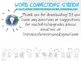 Vocabulary Word Connection Station