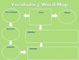 Vocabulary Word Map/ Poster