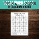 The Birchbark House Vocabulary Word Search | Novel Study Activity