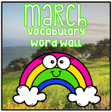 Vocabulary Word Wall - March St. Patrick's Day Spring Them