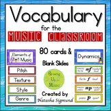 Vocabulary Word Wall for the Music Classroom