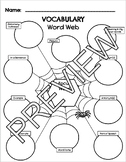 Vocabulary Word Web || Handout Sheet