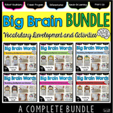 Vocabulary Word Work: Big Brain Words BIG BUNDLE