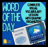 Vocabulary Word of the Day, Activities, Graphic Organizers