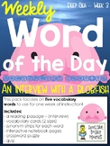 Vocabulary - Word of the Day - Deep Sea Life - Week 3