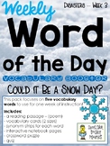 Vocabulary - Word of the Day - Disasters - Week 3