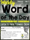Vocabulary - Word of the Day - Disasters - Week 4