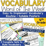 Vocabulary Building Word of the Week Worksheets Graphic Or
