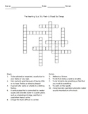 Crossword Vocabulary Words - The Yearling & Flesh and Bloo